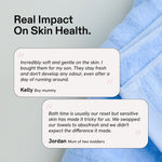 Real Impact On Skin Health: Kelly and Jordan's kids towel testimonials