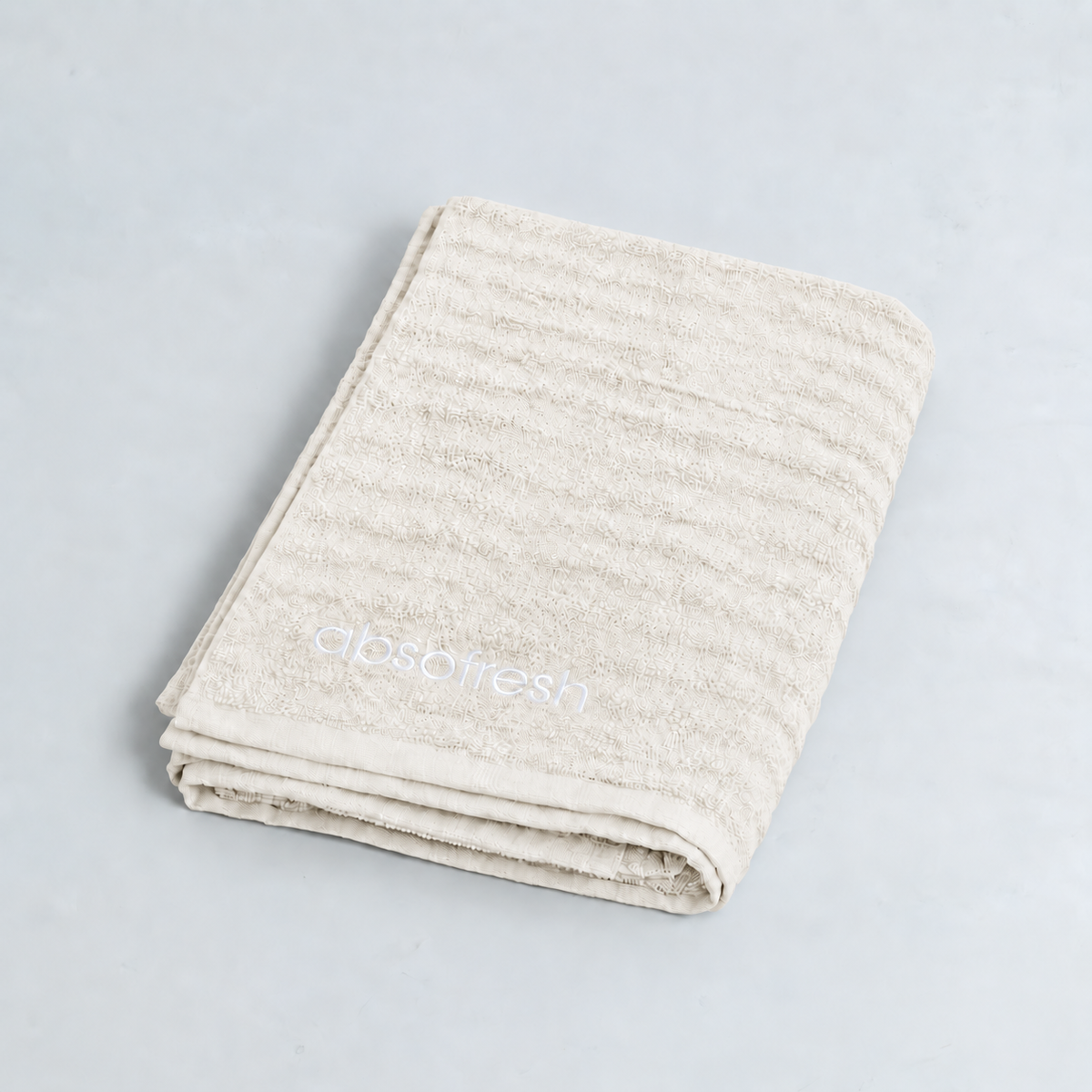 CloudWeave Bath Sheet — Ivory Cream