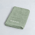 CloudWeave Bath Sheet — Sage Green