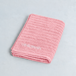 CloudWeave Bath Sheet — Sakura Pink