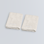 CloudWeave Kids Towel Gift Set — two Ivory Cream kids towels
