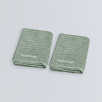 CloudWeave Kids Towel Gift Set — two Sage Green kids towels