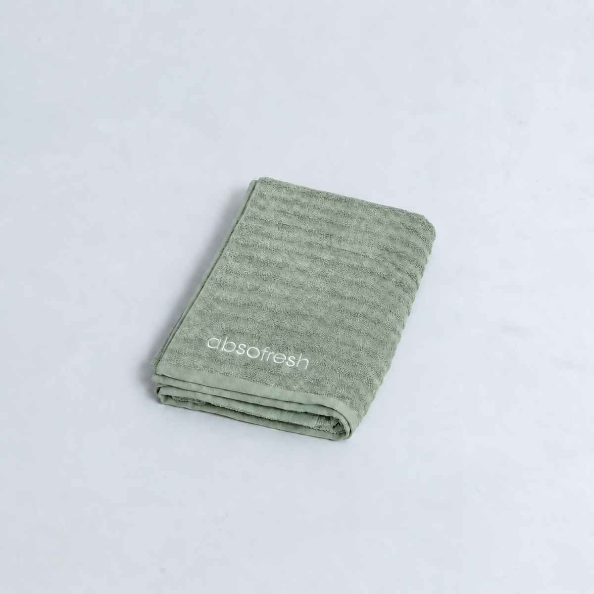 CloudWeave Kids Towel — Sage Green